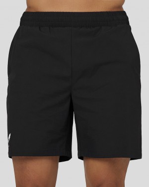 Castore Active Breathable Woven Shorts Negros | VDNS-56029