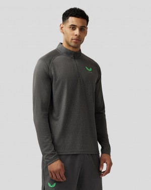 Castore Adapt Quarter Zip Top Gunmetal | DBUE-98701
