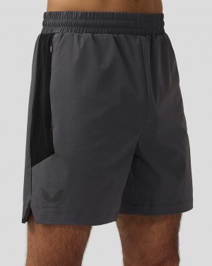Castore Apex 6” Woven Shorts Gunmetal | PNBQ-48760