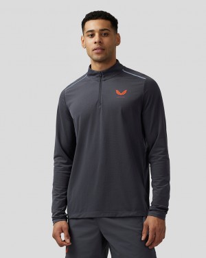 Castore Apex Aeromesh Quarter Zip Azules | YNSE-80734