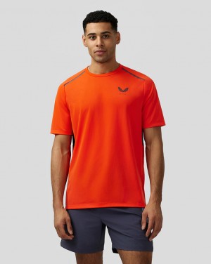 Castore Apex Aeromesh T-Shirt Naranjas | RZFQ-52063