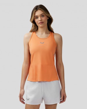 Castore Apex Lightweight Panelled Tank Top Naranjas | SFYU-26459