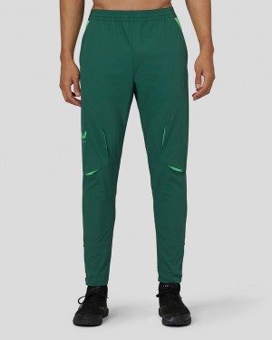 Castore Flex Woven Joggers Verdes | BLMK-91786