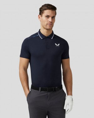Castore Golf Tech Polo Azul Marino | GMBE-08675