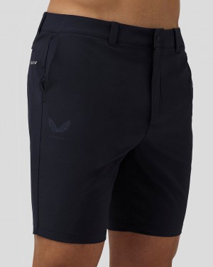 Castore Golf Water-Resistant Shorts Azul Marino | THED-27894