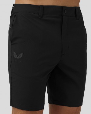 Castore Golf Water-Resistant Shorts Negros | YWJX-76280