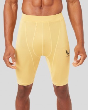 Castore Honey Gold Baselayer Shorts | GXYA-06345