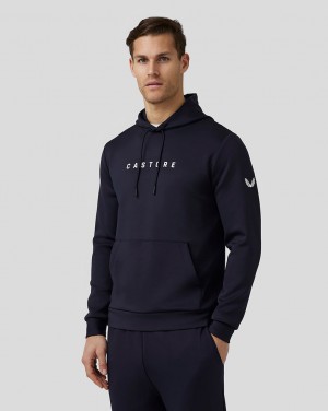Castore Scuba Hoodie Azul Marino | IQHF-85106