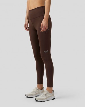 Castore Zone Breathable Performance Leggings Marrom | APHS-10293