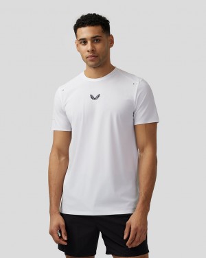 Castore Zone Ventilated Training T-Shirt Blancos | GXHW-48175