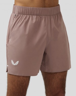 Castore Zone Ventilation 6” Training Shorts Peach Clay | NJGQ-56480