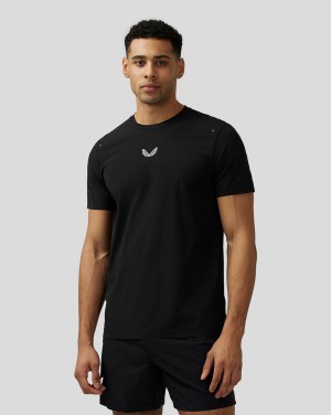 Castore Zone Ventilation Training T-Shirt Negros | FSMK-70438